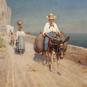 Niels Frederik Schiøttz-Jensen, Travelling Family, Capri