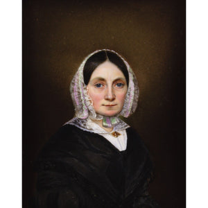 Mid-19th-Century German School, Portrait Of A Woman