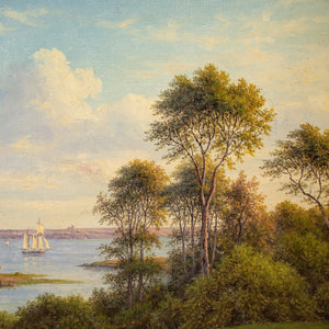 Frederik Christian Kiærskou, Svendborg With A View To Taasinge, Denmark