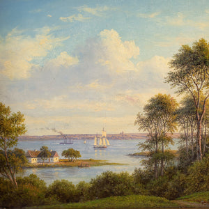 Frederik Christian Kiærskou, Svendborg With A View To Taasinge, Denmark