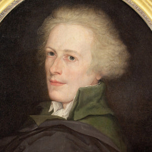 Late 18th-Century French School, Portrait Of A Gentleman With A Cloak