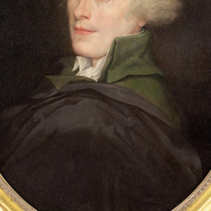 Late 18th-Century French School, Portrait Of A Gentleman With A Cloak