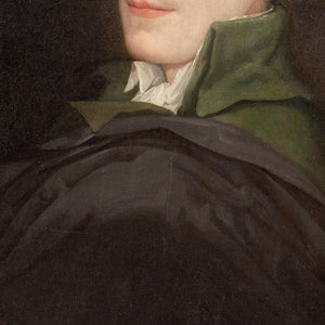 Late 18th-Century French School, Portrait Of A Gentleman With A Cloak