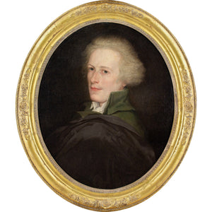 Late 18th-Century French School, Portrait Of A Gentleman With A Cloak