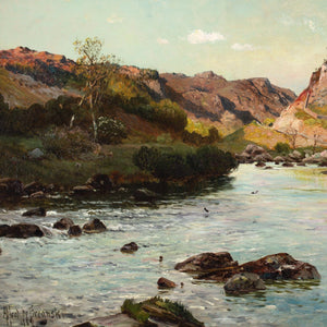 Alfred De Breanski RBA, The Valley Of The Lledr - Evening