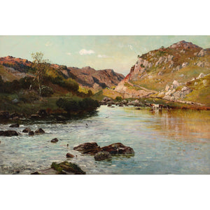 Alfred De Breanski RBA, The Valley Of The Lledr - Evening