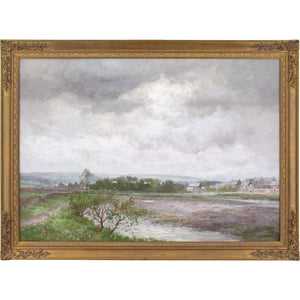 John Falconar Slater, River Landscape With Town