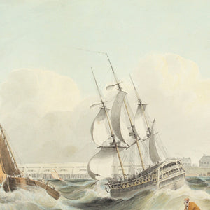 Samuel Owen (Attributed), Entering Portsmouth Harbour