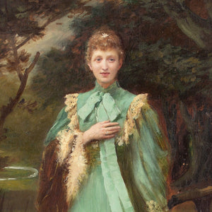 Thomas Benjamin Kennington, Portrait Of Agnes Chichester