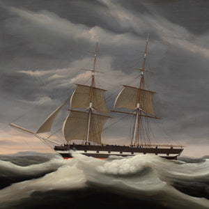 Ernest Poulson, The Brig Martha, Crossing The Bay Of Biscay