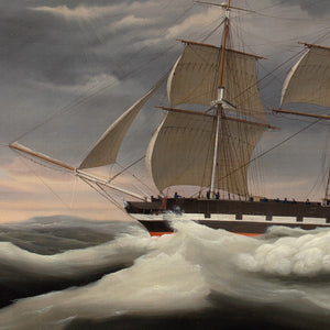 Ernest Poulson, The Brig Martha, Crossing The Bay Of Biscay