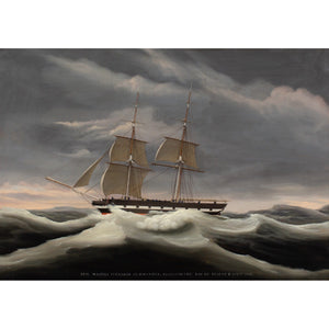 Ernest Poulson, The Brig Martha, Crossing The Bay Of Biscay