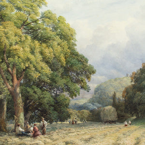 Charles Davidson, Haymaking, Lewes, Sussex