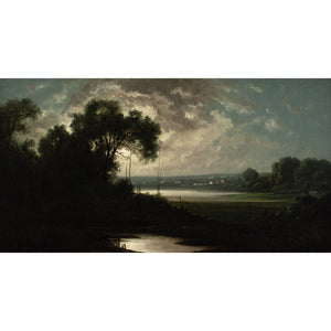 Robert T Stuart, River Landscape, Evening Mood