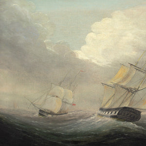 Mid-19th-Century British School, Ships In A Turbulent Sea