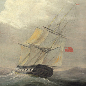 Mid-19th-Century British School, Ships In A Turbulent Sea