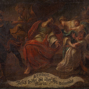 Mid-17th-Century German School, Jesus Meets The Women Of Jerusalem