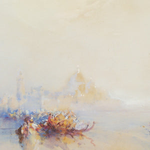 Frank Wasley, On The Lagoon At Sundown, Venice