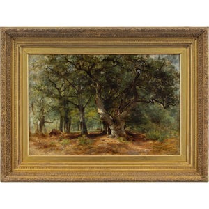 William Gosling RBA, An Oak Tree In A Sunlit Glade