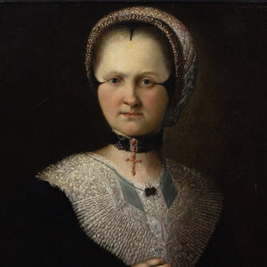 Early 18th-Century Swiss School, Portrait Of A Canoness