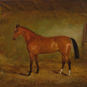 19th-Century English School, Portrait Of A Bay Horse