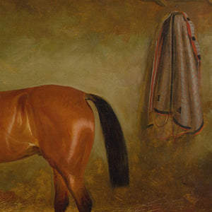 19th-Century English School, Portrait Of A Bay Horse