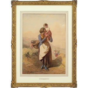 William Lee RI, Mother & Child In A Landscape