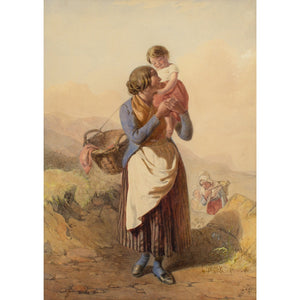 William Lee RI, Mother & Child In A Landscape