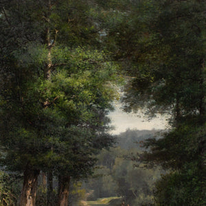 Maximilien Mayeur, Figures By A Track In A Wooded Landscape