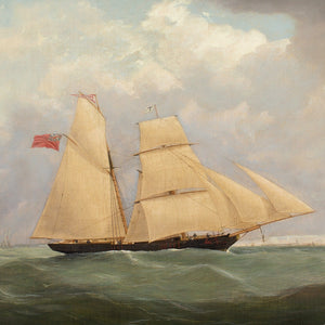 Joseph Heard (Circle), The Brigantine Shamrock On Choppy Waters