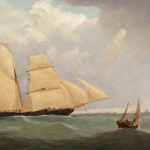 Joseph Heard (Circle), The Brigantine Shamrock On Choppy Waters