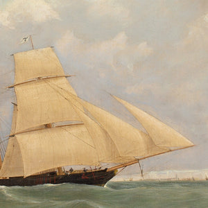 Joseph Heard (Circle), The Brigantine Shamrock On Choppy Waters