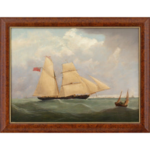 Joseph Heard (Circle), The Brigantine Shamrock On Choppy Waters