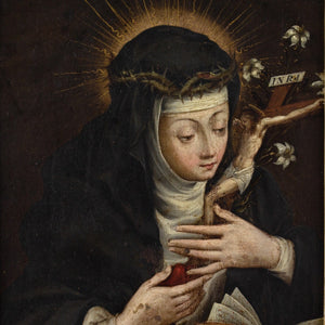 17th-Century Flemish School, Saint Catherine Of Siena