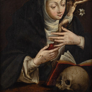 17th-Century Flemish School, Saint Catherine Of Siena