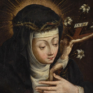 17th-Century Flemish School, Saint Catherine Of Siena