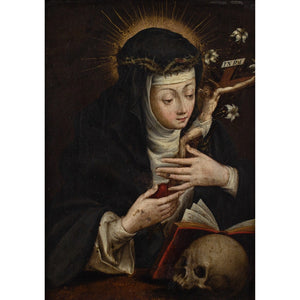 17th-Century Flemish School, Saint Catherine Of Siena