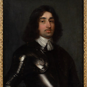 18th-Century Swedish School, Portrait Of A 17th-Century Gentleman In Armour