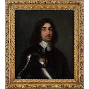 18th-Century Swedish School, Portrait Of A 17th-Century Gentleman In Armour