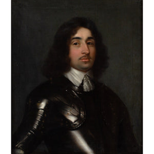 18th-Century Swedish School, Portrait Of A 17th-Century Gentleman In Armour