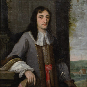 17th-Century Flemish School, Portrait Of A Gentleman In A Justaucorps