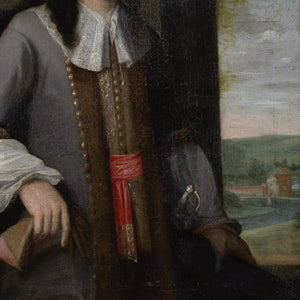 17th-Century Flemish School, Portrait Of A Gentleman In A Justaucorps