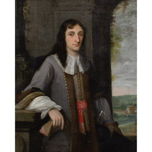 17th-Century Flemish School, Portrait Of A Gentleman In A Justaucorps