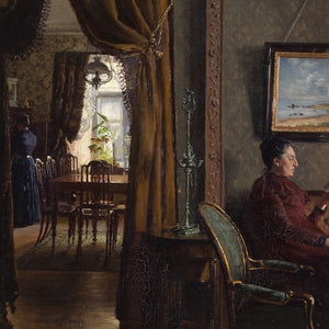 Emma Meyer, Interior With Two Women