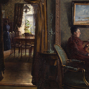 Emma Meyer, Interior With Two Women