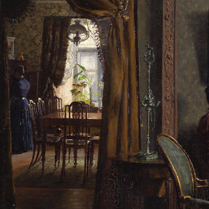 Emma Meyer, Interior With Two Women