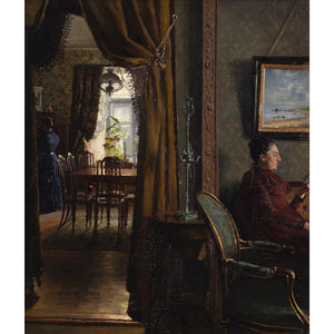 Emma Meyer, Interior With Two Women