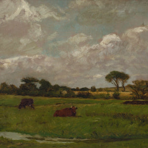 Claude Andrew Calthrop (Attributed), Fields In Brittany With Cattle