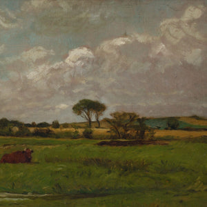 Claude Andrew Calthrop (Attributed), Fields In Brittany With Cattle