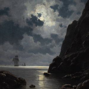 Georg Emil Libert, Rocky Coast, Moonlight